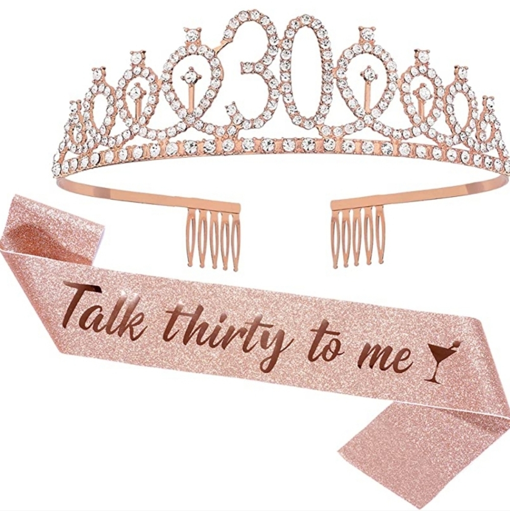 30th Birthday Crown and Sash